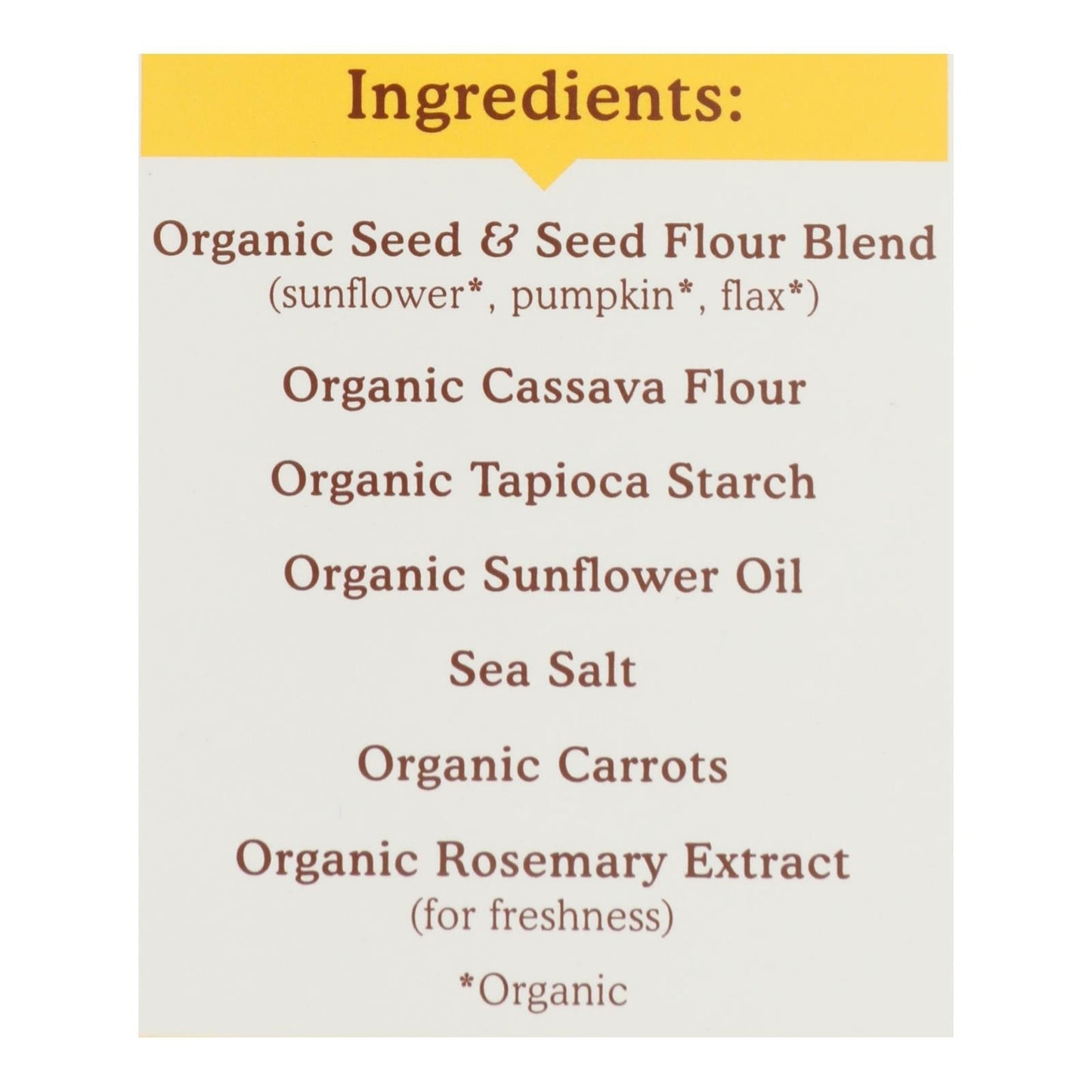 Simple Mills - Crckr Seed Flr Original - Case Of 6-4.25 Oz