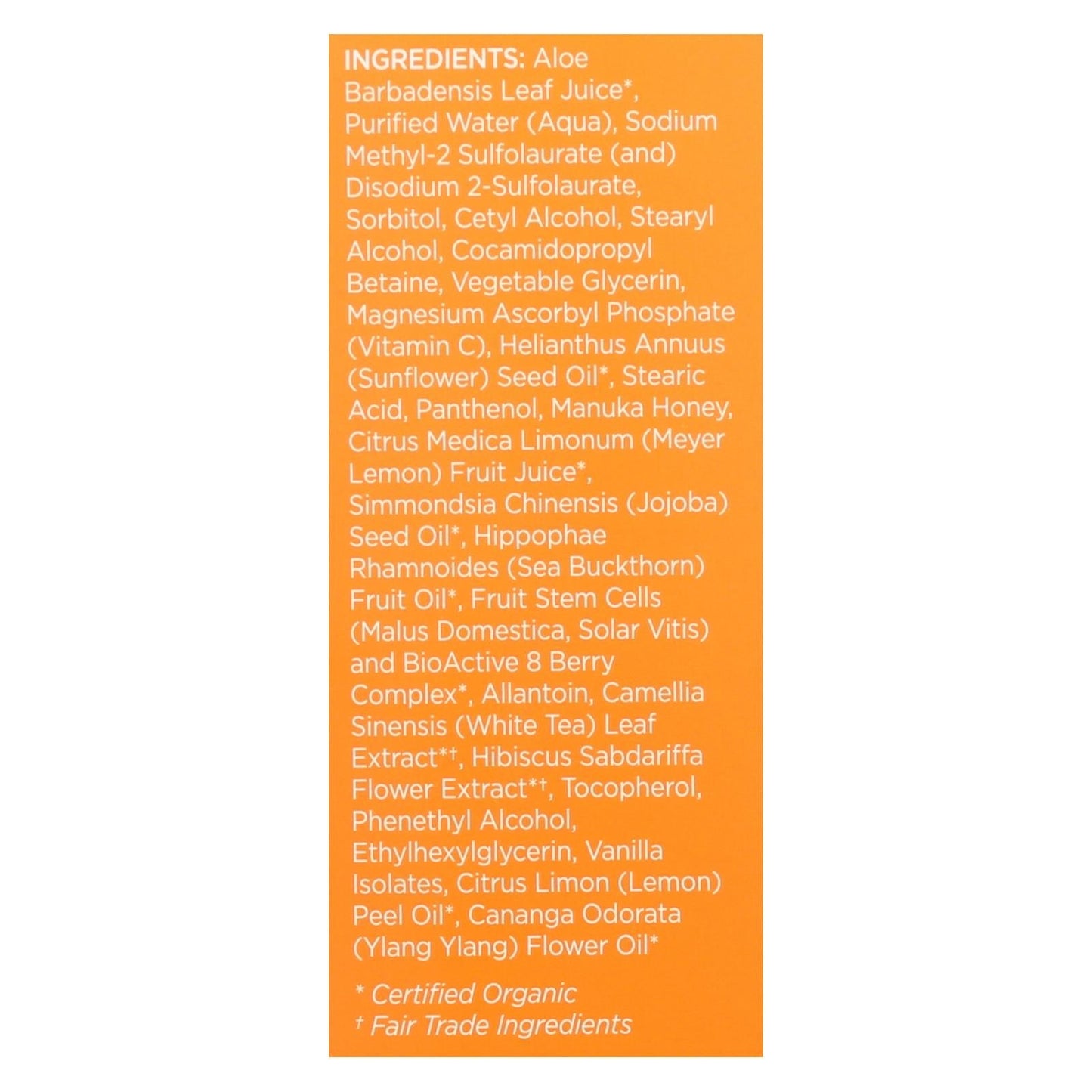 Andalou Naturals Meyer Lemon Cleanser for Combo Skin 6oz