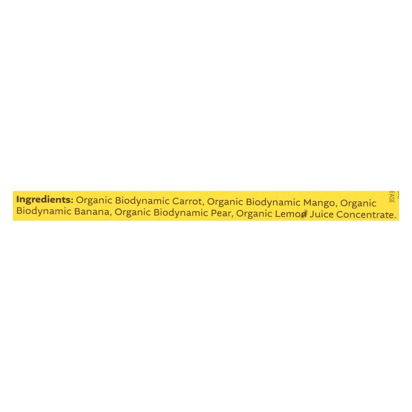 Organic Mango Baby Food - 6 Pack, 3.17 Oz Each