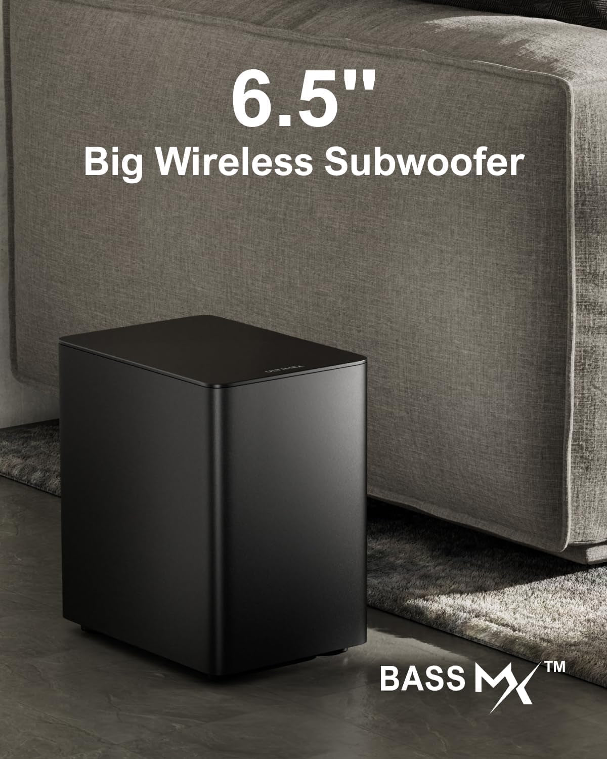 7.1 Surround Sound System for TV with Dolby Atmos, 460W Sound Bar for TV with 6.5" Subwoofer, APP Control, 4 Wired Surround Speakers, Home Theater Sound System, Poseidon D80 (2025 Upgrade)