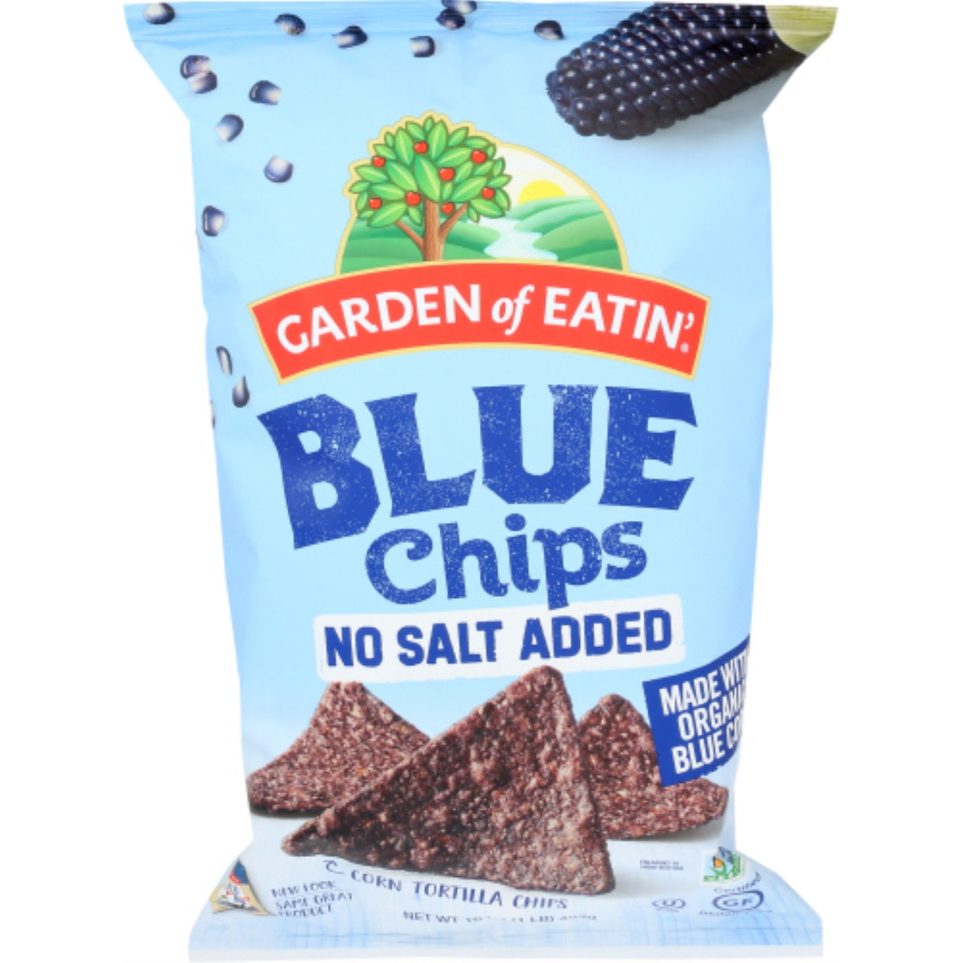 Garden Of Eatin, Chip Blue No Salt, 16 Oz, (Pack Of 12)