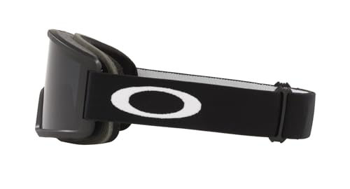 Oakley Target Line M Snow Goggles Matte Black with Grey Lens