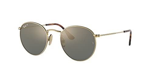 Ray-Ban Unisex Rb8247 Round Titanium Round Sunglasses