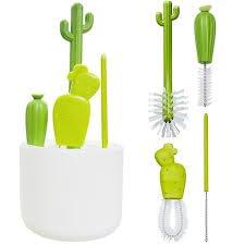 Cactus Baby Bottle Brush Set