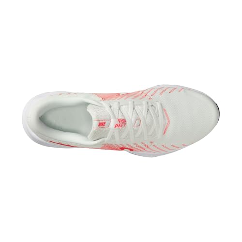 Nike Men's Run Defy Road Running Shoes, Summit White/Bright Crimson-Turf Orange, 8