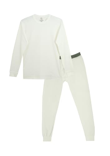 Place and Street Men’s Cotton Thermal Underwear Set Shirt Pants Long Johns