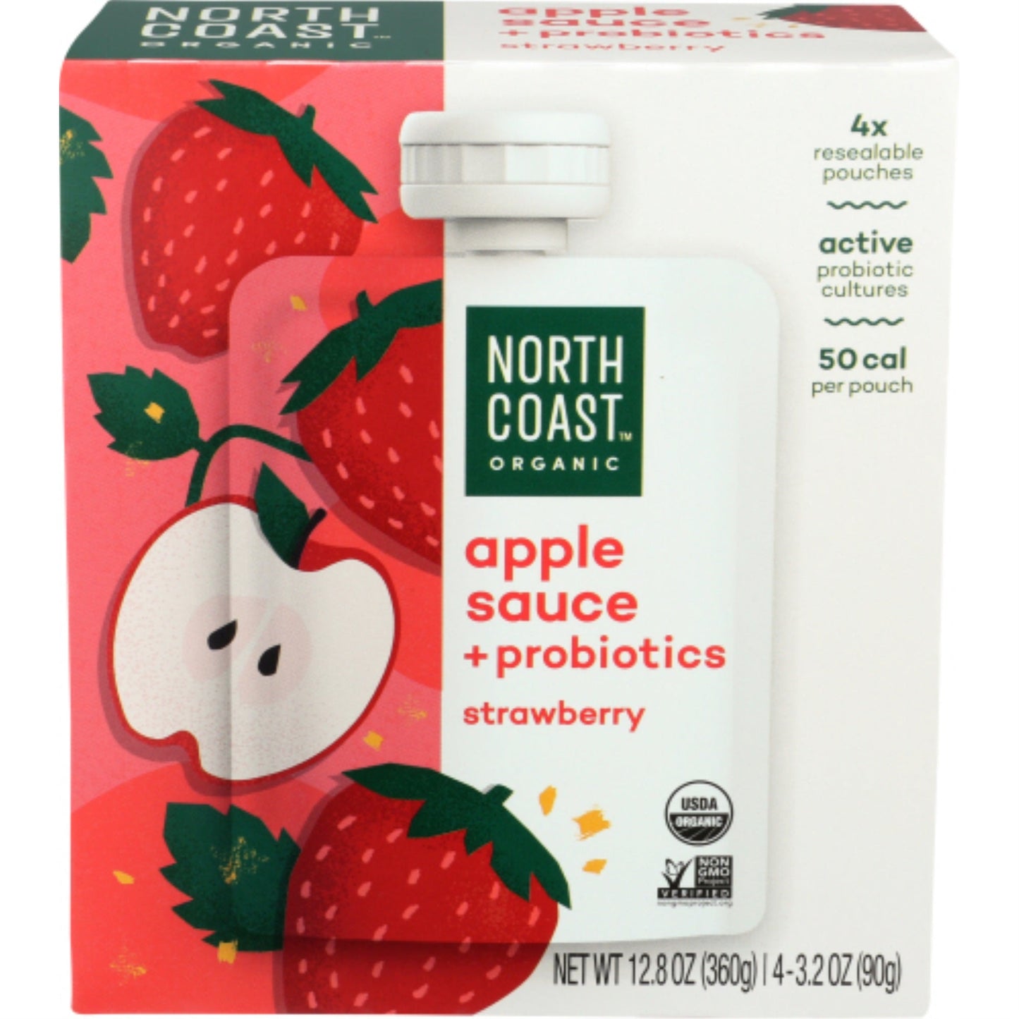 North Coast Aple Sce Stwbry Pbtc Organic (Pack Of 6)
