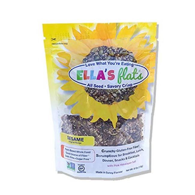 ELLAS FLATS CRISP SESAME ( 6 X 6 OZ )