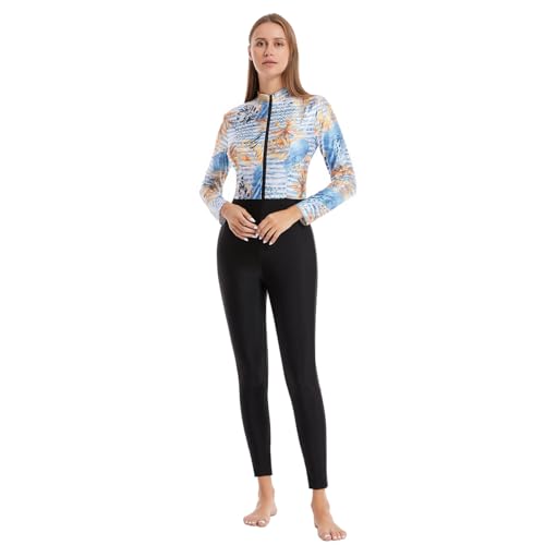 IBAKOM One Piece Modest Burkini for Women Islamic Swimsuits with Wrap Skirt Swim Cap Muslim Bathing Suit Cover Ups