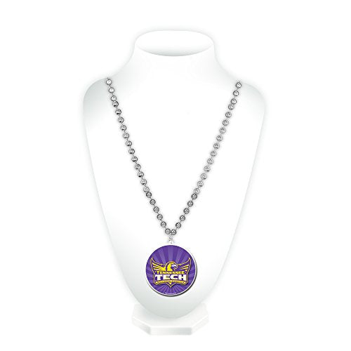 Rico Industries NCAA Tennessee Tech Golden Eagles Team Logo Mardi Gras Style Beads