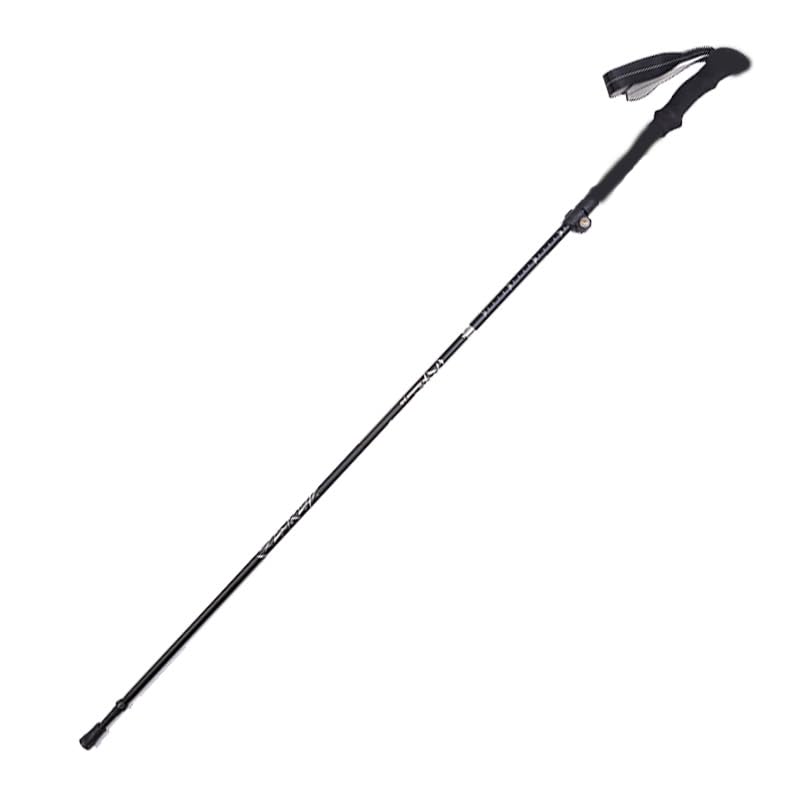 Lightweight Aluminum Collapsible Trekking Pole, Adjustable 7075 Walking Stick for Hiking, Travel & Outdoor Adventures, Qui...