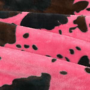 Hot Pink Fleece Blanket Twin Size - Ultra Soft & Lightweight Cozy Plush Throw for Bed, Couch, Home Decor, Camping, Travel Essentials