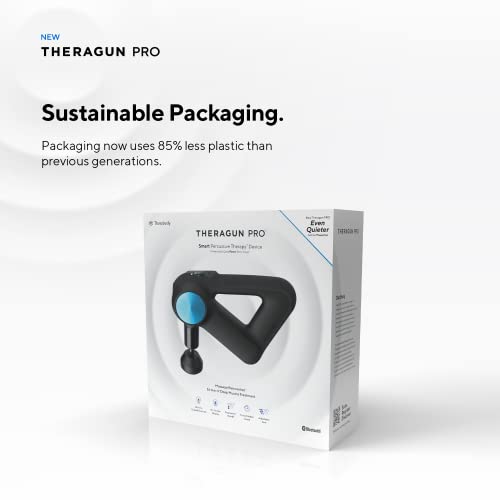 TheraGun Pro Handheld Deep Tissue Massage Gun - Bluetooth Enabled Percussion Massage Gun & Personal Massager for Pain Reli...
