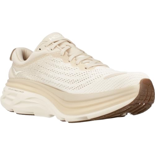Hoka Men's Bondi 8 Shifting Sand/Vanilla 10.5 Medium