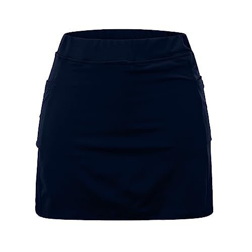 Nantdog Skorts for Woman with Pockets Summer Tummy Control Casual Cute Beach Golf Tennis Athletic Stretch High Waisted Skirts