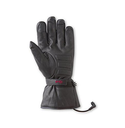 Gerbing Men's G4 12V Heated Gloves for Motorcycle, Leather, Water-Resistant