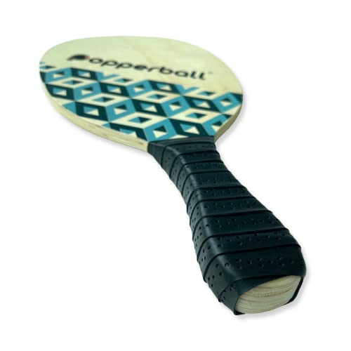 Popperball Paddle Sport: Portable Yard Game for Beach, Park, Backyard | 2 Versions Available: Court Set & Practice Set
