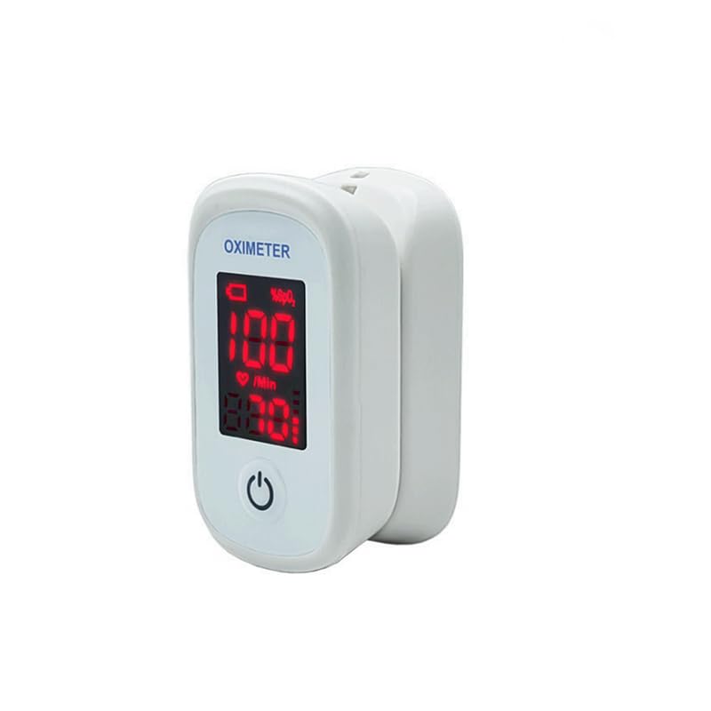 Fingertip Pulse Oximeter - Accurate Blood Oxygen Monitor (SPO2) & Heart Rate Monitor With Anti Motion Interference -Suitab...