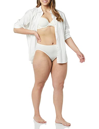 Amazon Essentials Womens Cotton High Leg Brief Underwear (Available in Plus Size), Breathable
