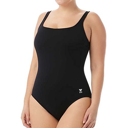 TYR Womens Durafast Elite Scoop Neck Controlfit One Piece Swimsuit