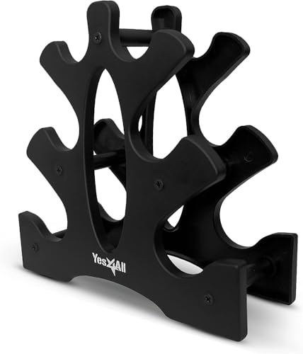 Yes4All 5 lbs Dumbbells Neoprene with Non Slip Grip – Great for Total Body Workout – Total Weight: 10 lbs (Set of 2)