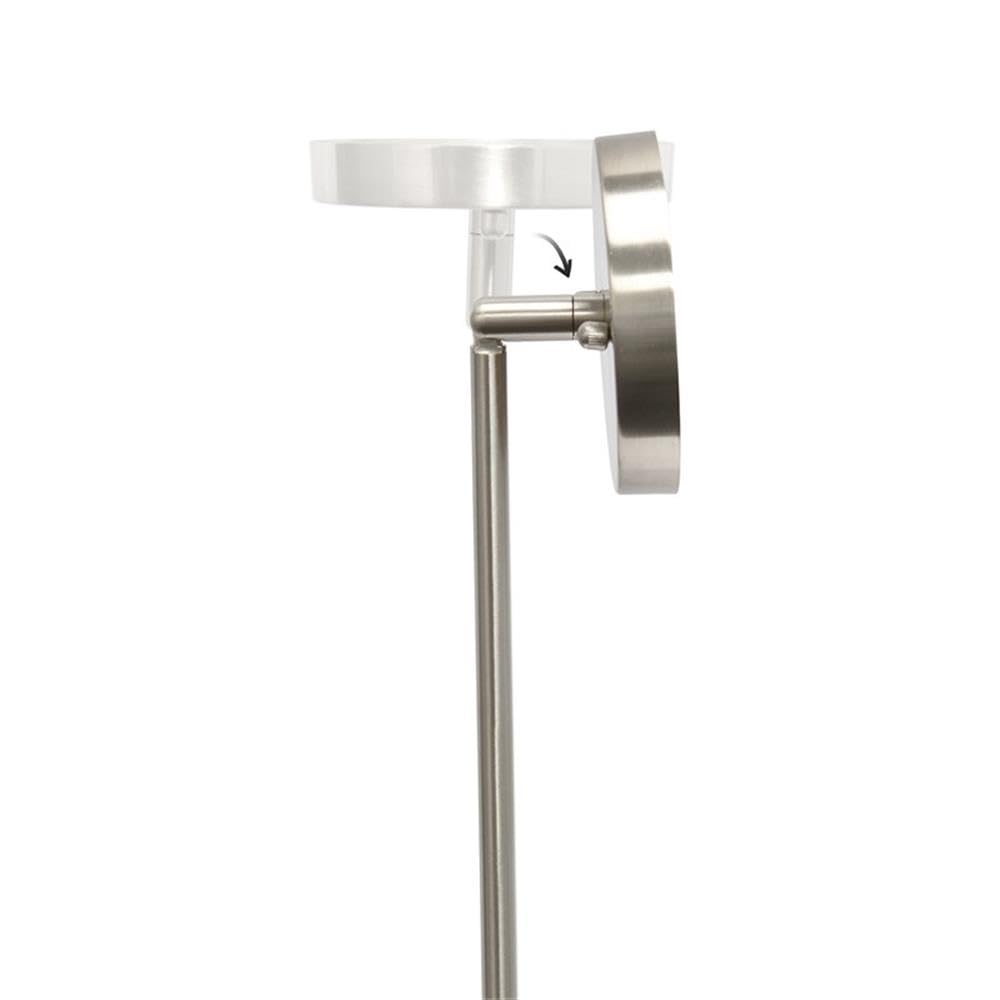 Elegant Designs Ceiling Pendant Light, 1-Lt, Clear Glass, Brushed Nickel, Model PT1020-BSN, 5.75in High for Kitchen, Dining, Living Room
