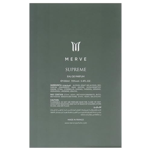Merve Supreme for Unisex - 3.4 oz EDP Spray