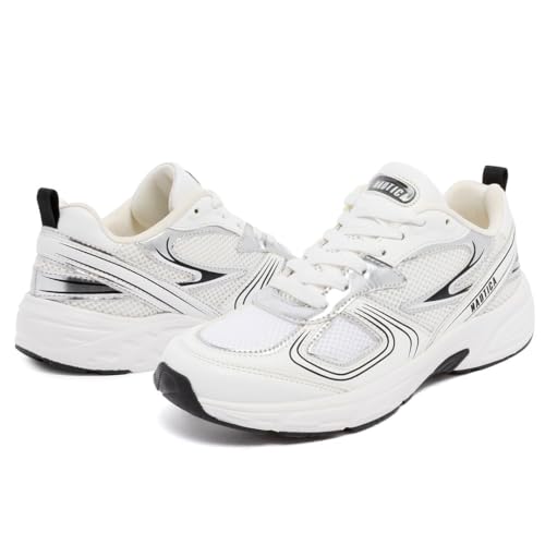 Nautica Women's Lightweight Athletic Running Sneakers