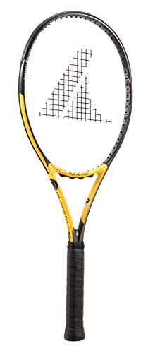 PROKENNEX Black Ace 315, Tennis Racket Unisex Adult, Black, Yellow, Carbon, L2