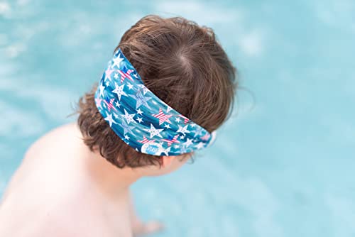 Splash Place SWIM GOGGLES with Fabric Strap - Adult & Kids Swim Goggles - Around The World Theme