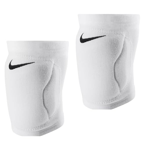 Nike Premium Dri-Fit Knee Pads (1 Pair), Essential/Streak/Varsity, Cushioning/Sweat-wicking/Unisex (Streak White - XL/XXL)