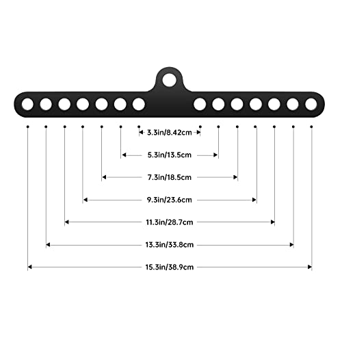 RIMLUFE Double to Single Adaptor Plate LAT T Bar Row Pull Up Down Accessories Tricep Rope Cable Crossover Machine Attachme...
