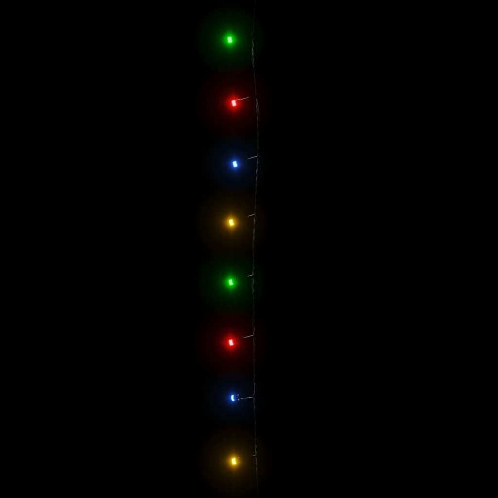 vidaXL Multicolor LED String Lights - 300 Lights, 98.4 Long, Weather-Resistant, USB-Powered, Copper Material
