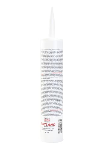 Rutland Fireplace Mortar Cartridge, 10.3-Ounce, Gray - 63G