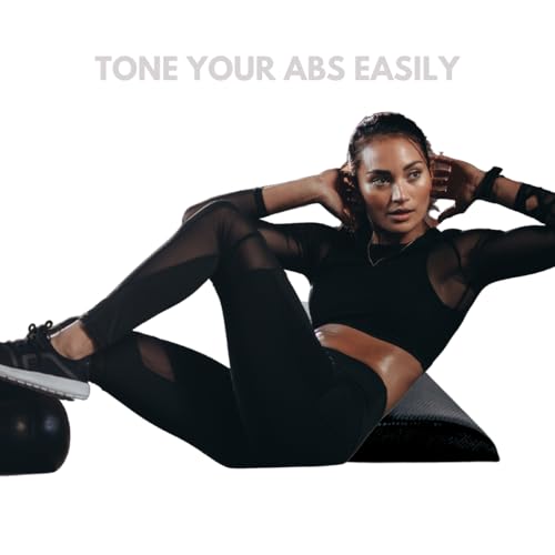Mission Athletics Ab Mat, Crunch Mat, Abdominal Core Trainer, Ab Mats for Sit Up, Home Gym Equipment, Workout Equipment, W...