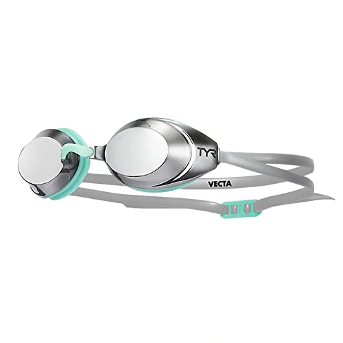TYR Vecta Racing Swim Goggles - Adult Swimming Goggles for Men and Women - Anti-Fog, UVA/UVB Protection, Watertight