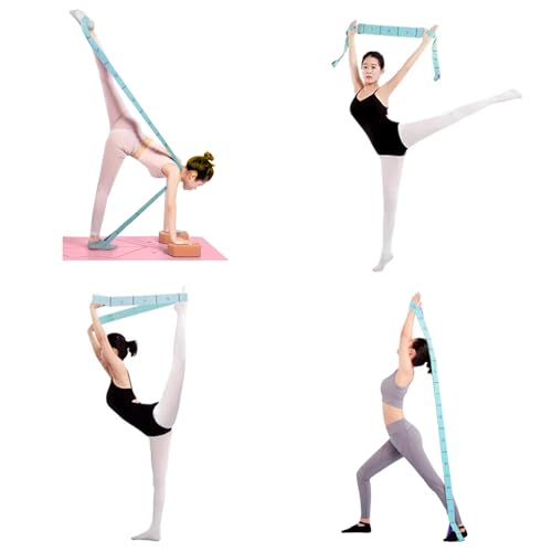Stretching Straps Hamstring Stretcher Device Elastic Exercise Band, Fitness Leg Stretch Band for Physical Therapy Dance Yo...