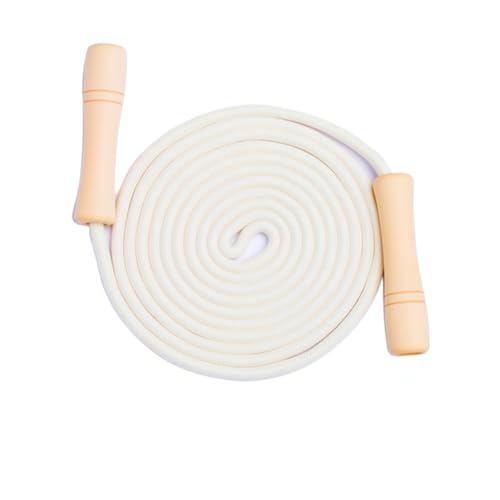 Homello Jump Rope for Kids - Wooden Handle - Adjustable Cotton Braided Fitness Skipping Rope for Toddler Fitness Workout E...