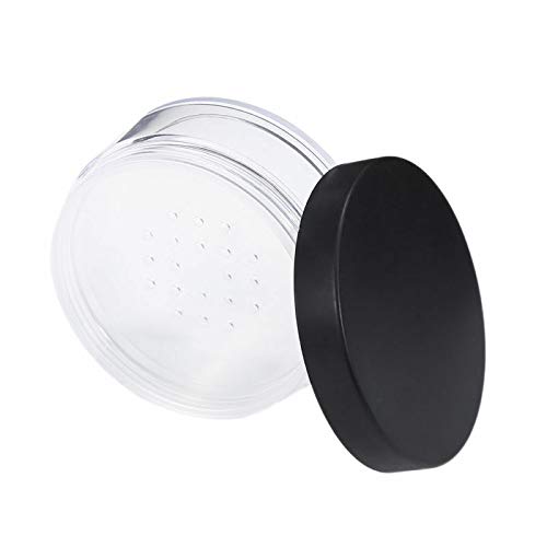 Dele 50g Plastic Empty Powder Puff Case Portable Makeup Case Travel Kit Blusher Cosmetic Makeup Containers with Sifter And Lids