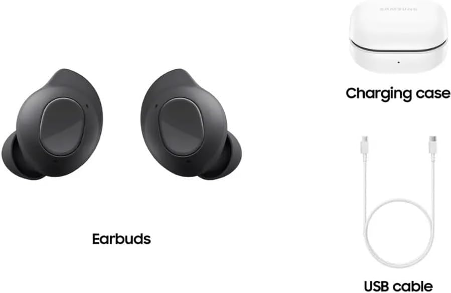 Samsung Galaxy Buds Fan Edition(FE) SM-R400, Active Noise-Cancelling, Wireless Bluetooth v5.2 Earbuds, Android 8.0 and Up...