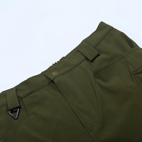 Men's Tactical Cargo Pants Hiking Casual Straight Leg Water Resistant Pants Quick Drying Stretch Outdoor Lightweight Trousers