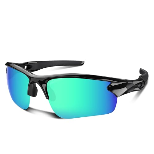 Rosemal Polarized Sunglasses for Men Women Running Sunglasses Sports Cycling Driving Fishing Baseball Golf TAC UV400 TR90