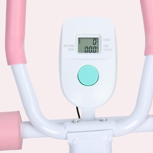 Ab Machine for Home, Foldable Ab Workout Equipment with Thickened Foam Handle, Ab Trainer Machine for Stomach Workout with...