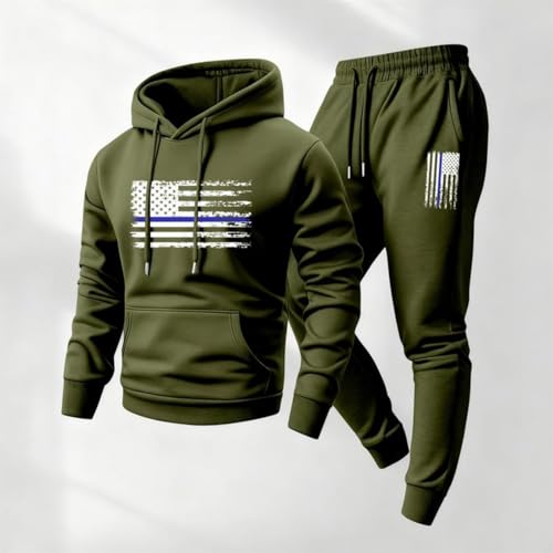lopmou Track Suits Mens Sweatsuits 2 Piece Set Hoodie and Sweatpants Jogging Suits for Men Casual Running Sweat Suit Sets
