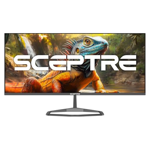 Sceptre New 34-inch IPS Gaming Monitor 3440 x 1440 up to 115Hz DP HDM Build-in Speakers, Machine Black 2026