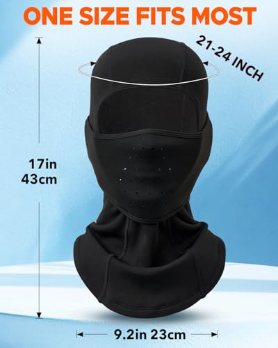 Ski Face Shiesty Mask Thermal Winter Balaclava for Men Women-Face Covering Mask for Cold Weather Skiing Motorcycle Fishing