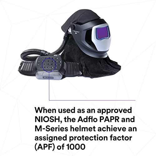 3M Adflo PAPR and Versaflo M-Series Helmet Kit Speedglas Welding Shield, 38-1101-30iSW, Li Ion Battery, ADF 9100 XXi 1 EA/...