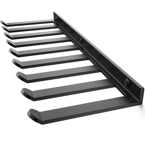 Wall Mounted Home Gym Equipment Storage Rack for Resistance Bands, Cable Attachments, Lifting Belts, Jump Ropes and Chains