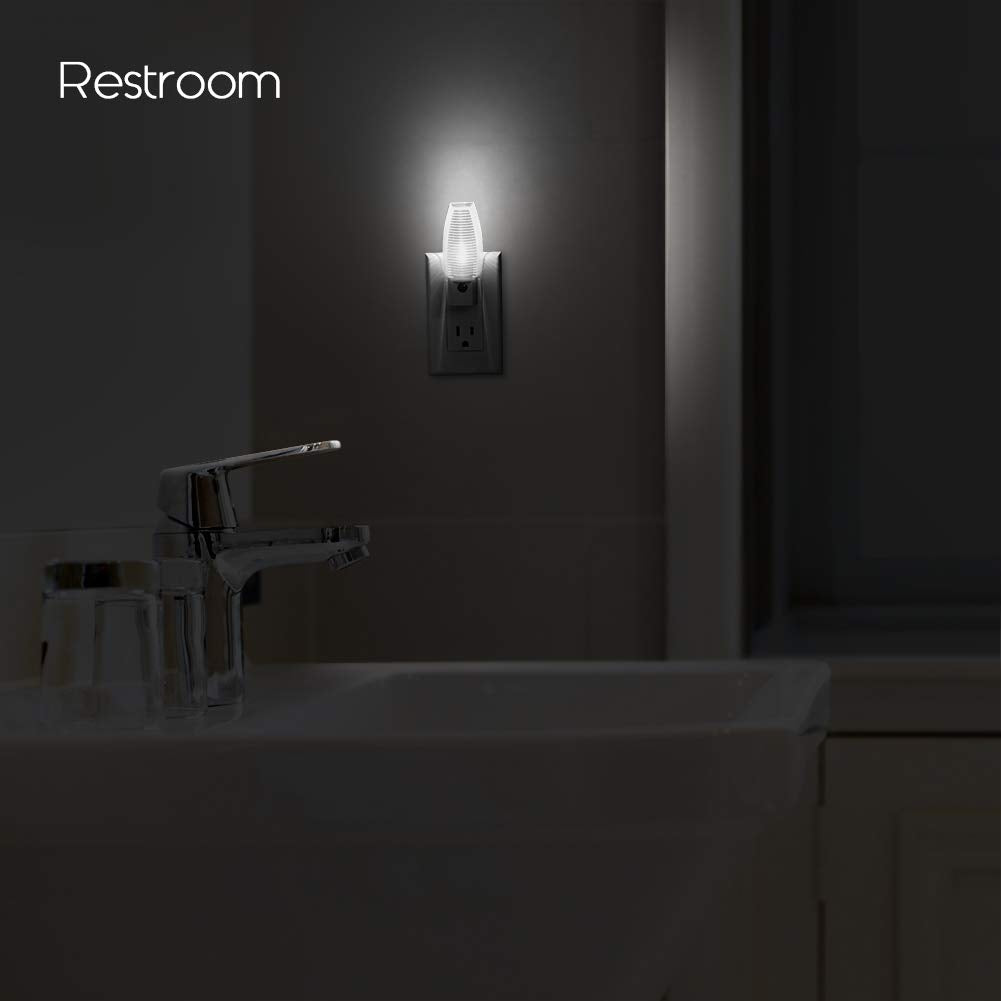 Emotionlite LED Night Light, Dusk to Dawn Sensor, 6 Pack, Neutral White, Model ELN-085-6-850, Ideal for Kids, Nursery, Bedroom, Bathroom