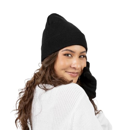 12 Pack Winter Beanie Hats for Men Women, Warm Cozy Knitted Cuffed Skull Cap, Wholesale